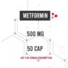 METFORMIN 500MG/50 CAPS